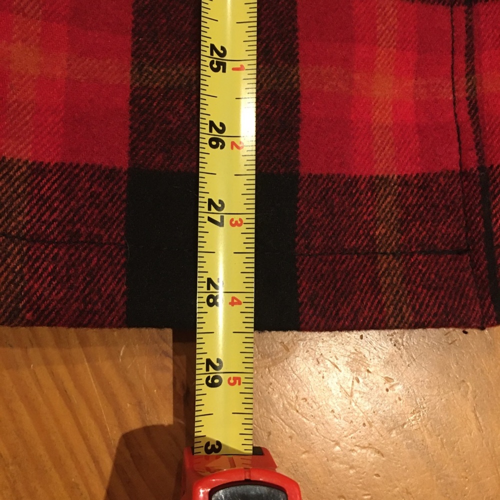 NWOT Plaid Pea Coat - Picture 14 of 16